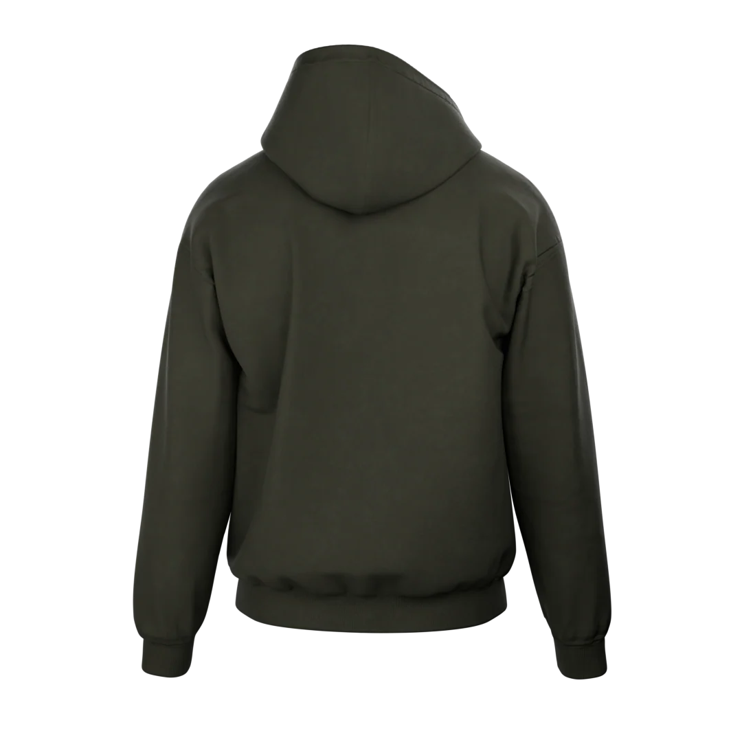 Hoodie Hanging Out zippé vert - Image 2