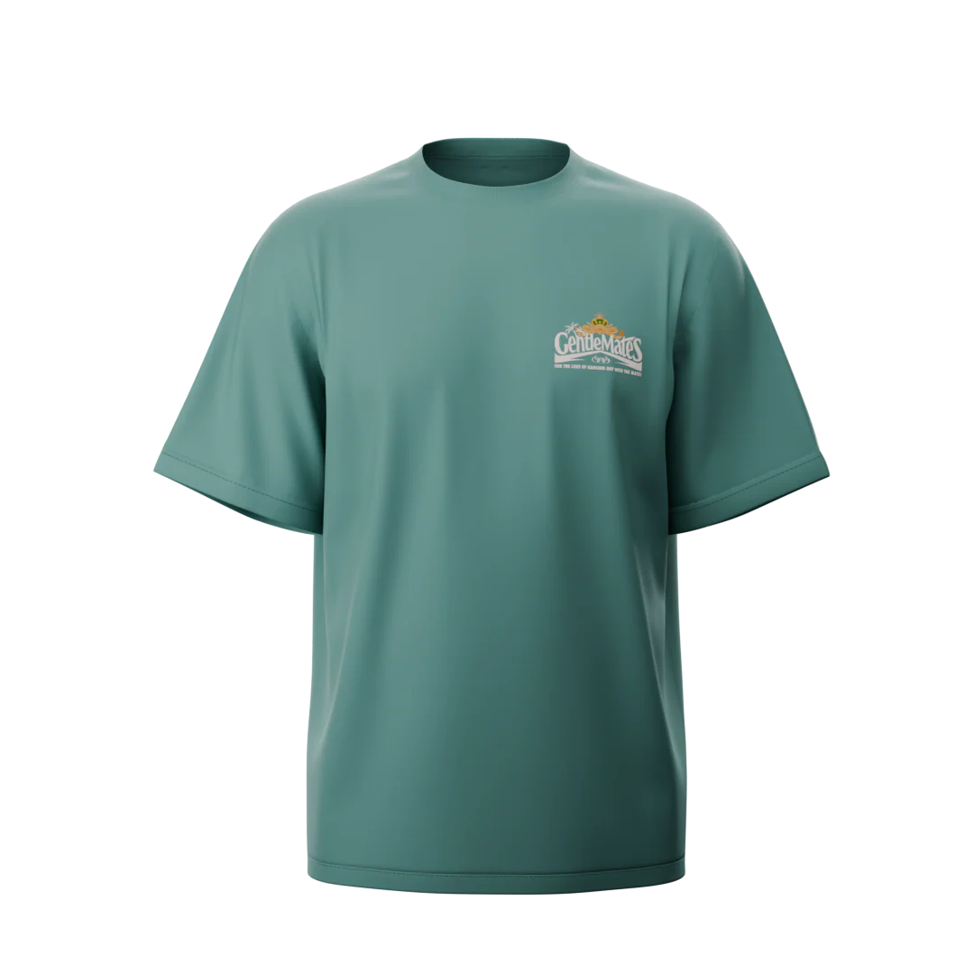 T-SHIRT HANGING OUT BLEU